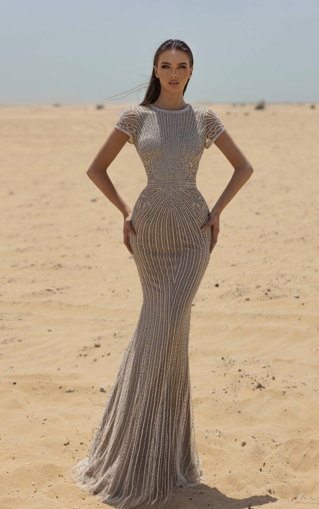 champagne formal dresses australia Lace-Up Long Corset Prom Dress with Cut Out Teal / 9 main image 1